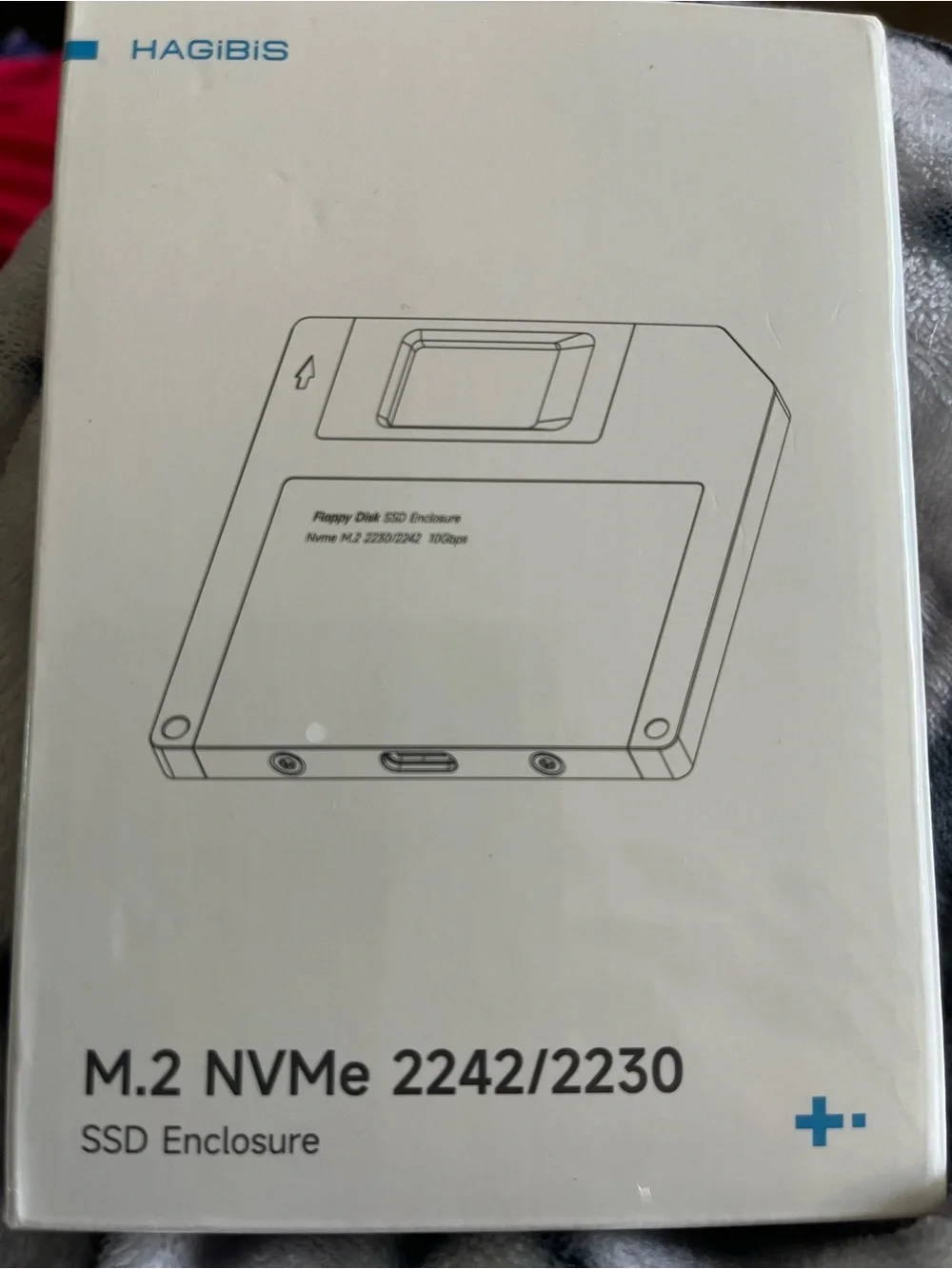 Hagibis White M.2 NVMe 2242/2230 SSD Enclosure